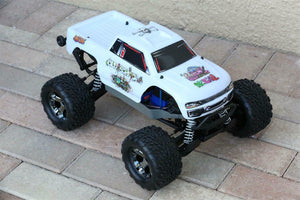 Custom Body Graffiti White for Traxxas Stampede Bigfoot 1/10 Truck Car Shell