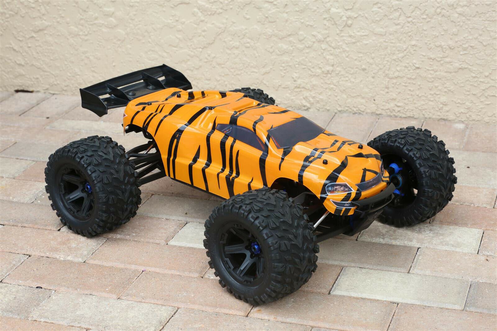 Custom Body Tiger Style for Traxxas E-Revo 2.0 1/10 Truck Car Shell Cover 1:10