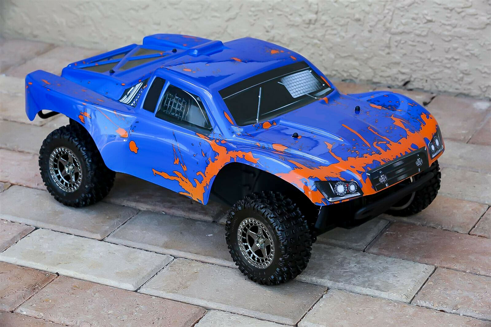 Custom Body Muddy Orange Blue for ARRMA Senton 4x4 3S / 6S BLX Cover Shell