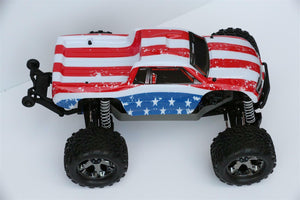 Custom Body American Flag Style for Traxxas Stampede 1/10 Truck Car Shell Cover