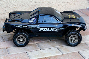 Custom Body Police Sheriff Style for ARRMA Senton 4x4 3S / 6S BLX Cover Shell