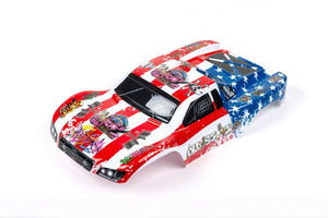 Custom Body Flag Star Style for Traxxas 1/10 Slash Truck Car Shell Cover 1:10