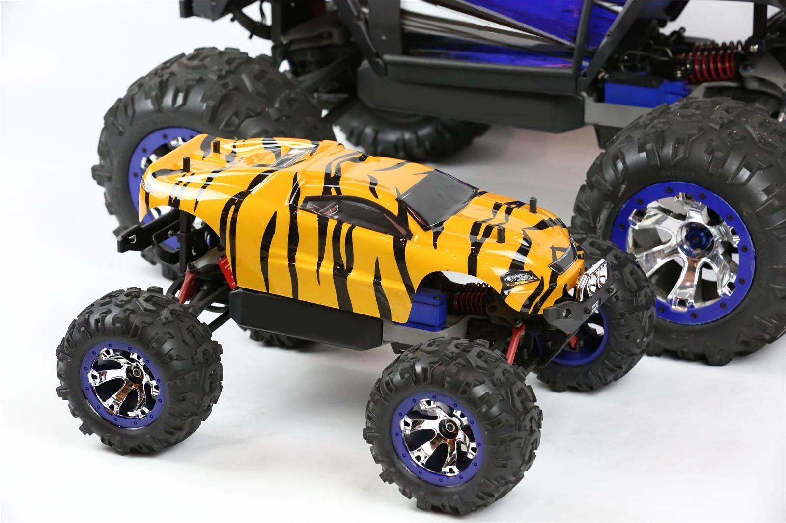 Custom Body Tiger Style for Traxxas 1/16 Summit Mini Truck Car Shell Cover 1:16