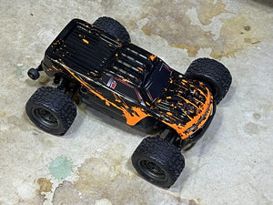 Custom Body Muddy Orange for ARRMA VORTEKS 3S BLX 1/10 Stadium Truck