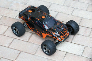 Custom Body Muddy Orange for Traxxas Rustler 2WD 1/10 Truck Car Shell Cover 1:10