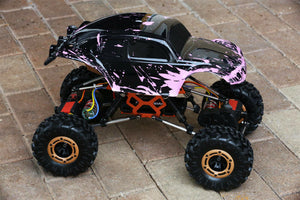 Custom Buggy Body Muddy Pink for Redcat Rockslide / Everest 1/10 Crawler