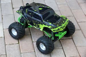 Custom Buggy Body Black for Traxxas Skully Grave Digger 1/10 Truck Car