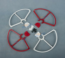 Load image into Gallery viewer, Set of 6 Red/White Snap on Prop Guards DJI Phantom 3 Pro Adv Sta Incl 2 Spares
