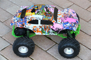 Custom Buggy Body Graffiti Pig for Traxxas Skully Grave Digger 1/10 Truck Car