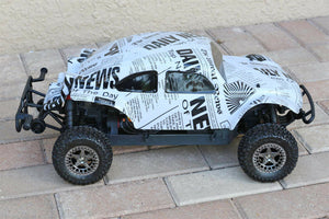 MOD REQUIRED READ! Custom Buggy Body Newspaper Style Beetle Bug for ARRMA Senton