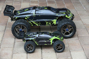 Custom Body Muddy Green for Traxxas 1:16 e Revo 7012 Brushless Brushed 1/16