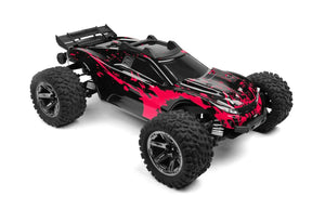 Custom Body Hot Pink for Traxxas 1/10 Rustler 4x4 Truck Shell Cover