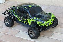 Load image into Gallery viewer, MOD REQUIRED READ! Custom Buggy Body Green Splash Beetle Bug for ARRMA Senton
