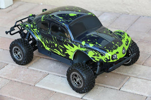 MOD REQUIRED READ! Custom Buggy Body Green Splash Beetle Bug for ARRMA Senton