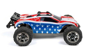 Custom Body American Flag for Traxxas 1/10 Rustler 4x4 Truck Shell Cover