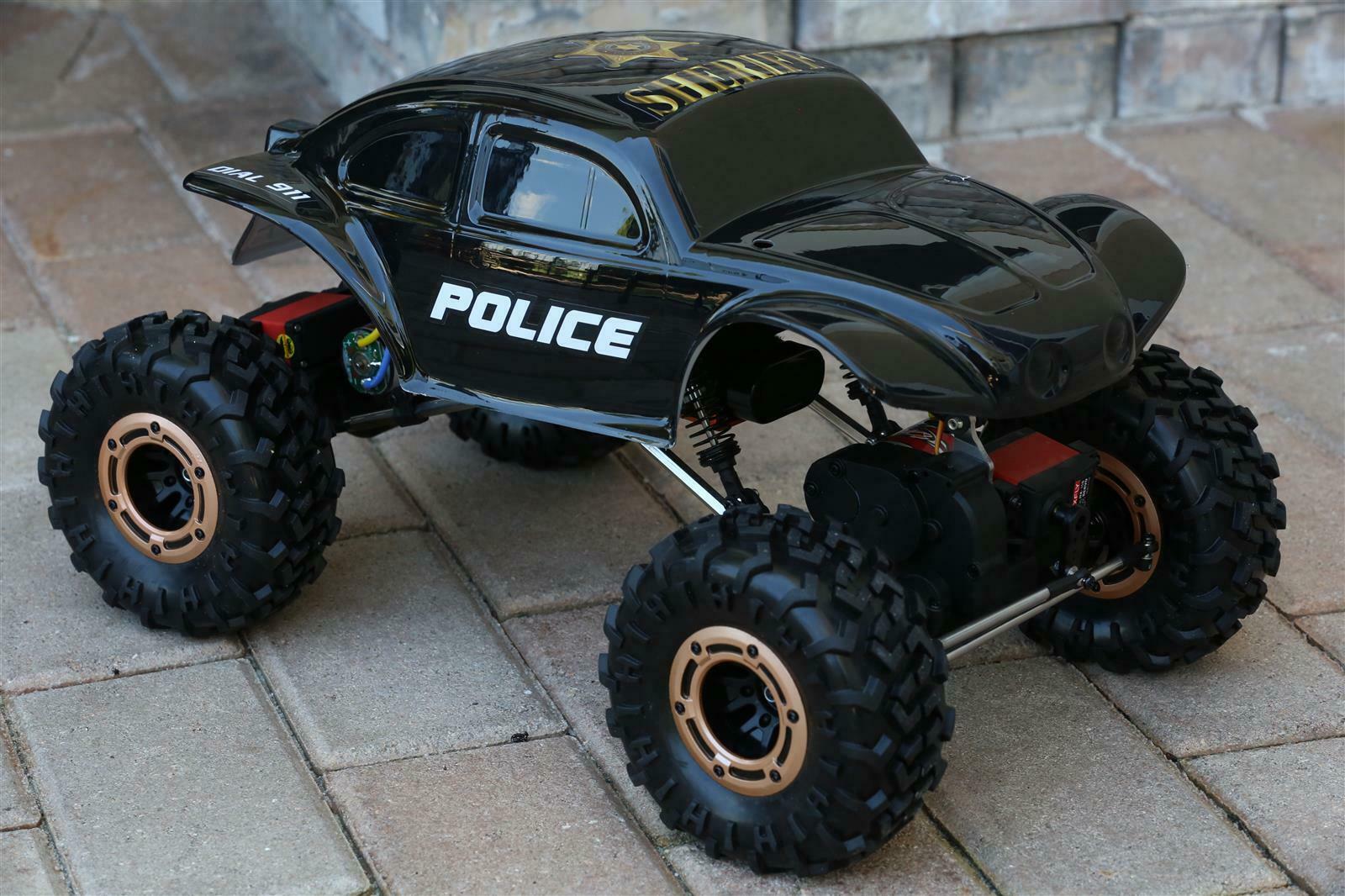 Custom Buggy Body Police Sheriff for Redcat Rockslide / Everest 1/10 Crawler