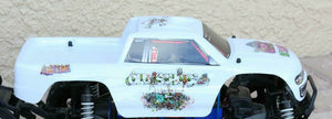 Custom Body Graffiti White for Redcat Volcano 1/10 Truck Car Shell Cover 1:10