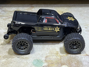 Custom Body Police Style for ARRMA VORTEKS 3S BLX 1/10 Stadium Truck