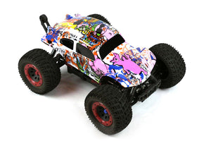 Custom Buggy Body Graffiti Pig for 1/8 RC Truck Thunder Tiger MT4 G3 HPI Savage