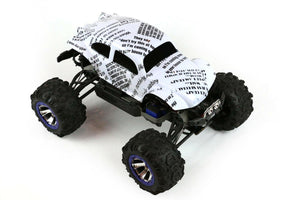 Custom Body Clear Buggy for Traxxas Summit 1/10 Volkswagen Baja Beetle