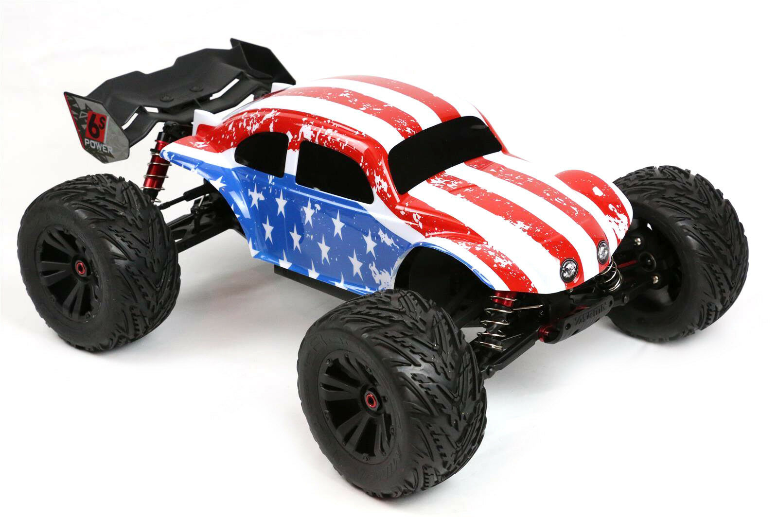 Custom Buggy Body American Flag for ARRMA 1/8 Kraton 6S Truck Car Cover Shell