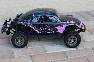 MOD REQUIRED READ! Custom Buggy Body Pink Splash Beetle Bug for ARRMA Senton