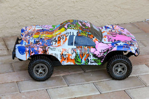 Custom Body Graffiti Pig Style for ARRMA Senton 4x4 3S / 6S BLX Cover Shell