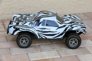 Custom Body Zebra Style for ARRMA Senton 4x4 3S / 6S BLX Cover Shell Slash