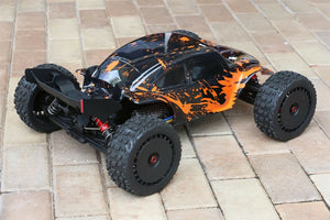 Custom Bug Body Muddy Orange for ARRMA 1/8 TALION 6S BLX Brushless Truggy