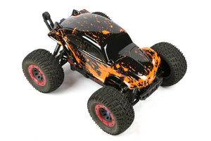 Custom Buggy Body Muddy Orange for 1/8 RC Truck Thunder Tiger MT4 G3 HPI Savage