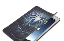 Load image into Gallery viewer, Spider Themed Apple iPad Air 2 Case Smart Cover Transparent Back Cover Auto Slee
