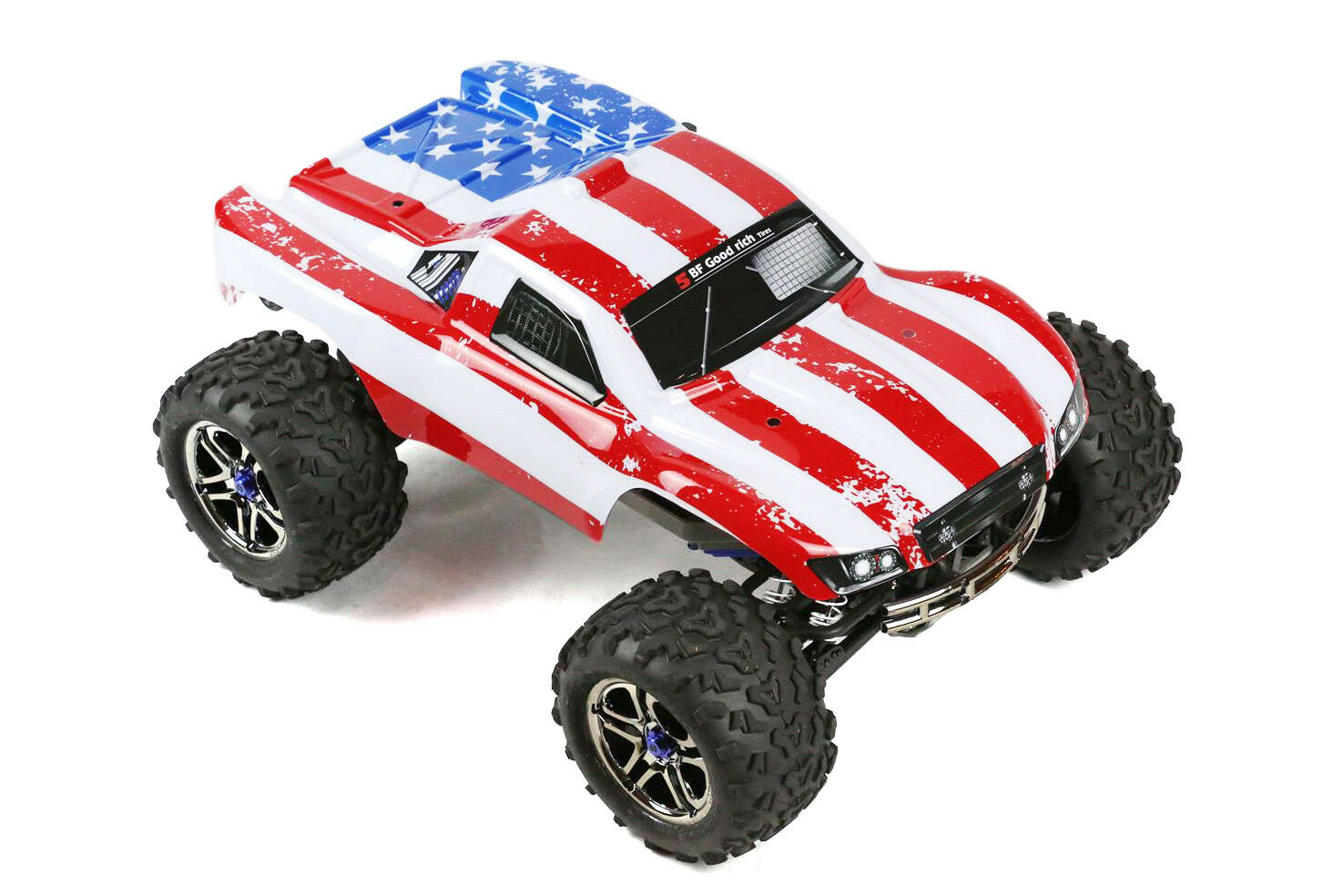 Custom Body American Flag Style for Traxxas T / E Maxx Shell Cover 3911R E-Maxx