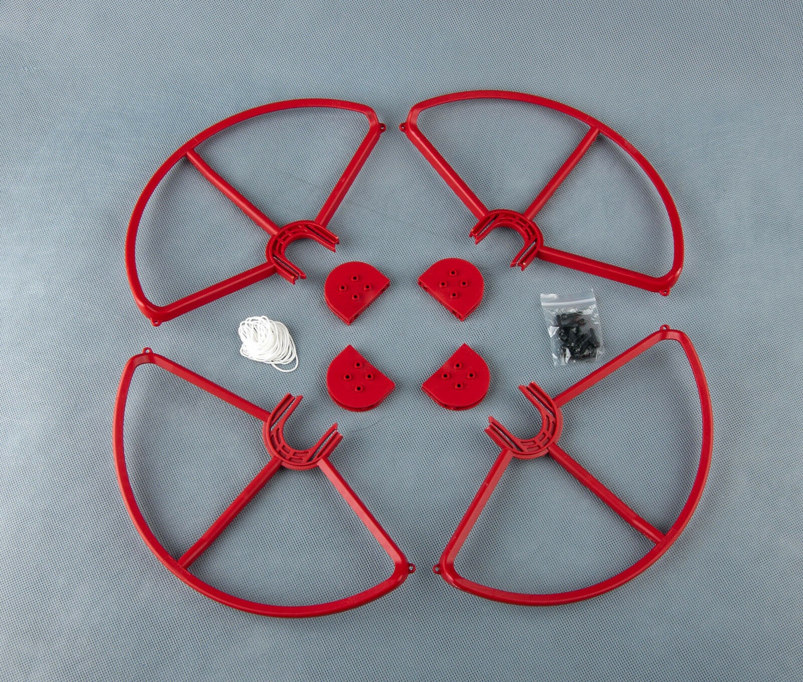 4x Red SNAP ON/OFF PROP GUARDS QUICK RELEASE DJI PHANTOM 1 2 3 Pro Adv Vision +