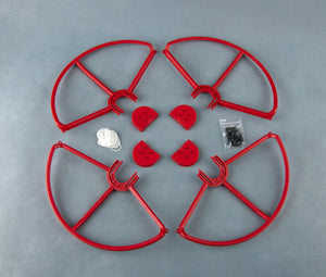 4x Red SNAP ON/OFF PROP GUARDS QUICK RELEASE DJI PHANTOM 1 2 3 Pro Adv Vision +