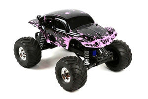 Custom Body Muddy Pink Buggy for Traxxas 1/10 Bigfoot / Stampede Truck Shell