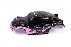 Custom Buggy Body Muddy Pink Black Shell for ARRMA 1/8 Nero 6S BLX Beetle