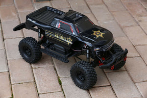 Custom Body Police Sheriff Style for Traxxas TRX-4 Trail Crawler Truck Car Shell