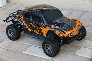 MOD REQUIRED READ! Custom Buggy Body Orange Splash Beetle Bug for ARRMA Senton