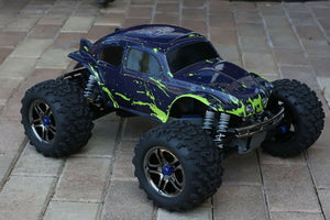 Custom Body Muddy Green for Traxxas T/E Maxx 1/10  Shell w/ Decal E-Maxx T-Maxx