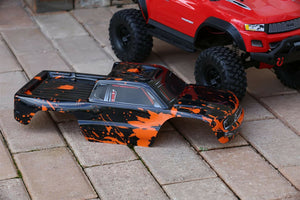 Custom Body Muddy Orange for Traxxas TRX-4 Trail Crawler Truck Car Shell