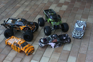 2pk Combo Bodies for Traxxas Stampede Tiger Zebra Body 1/10 Truck Shell TRA3617