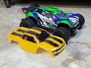 Custom Body Bumblebee for ARRMA VORTEKS 3S BLX 1/10 Stadium Truck