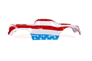 Custom Body American Flag for V1 Traxxas Maxx 1/10 4X4 4WD Truck Shell Cover