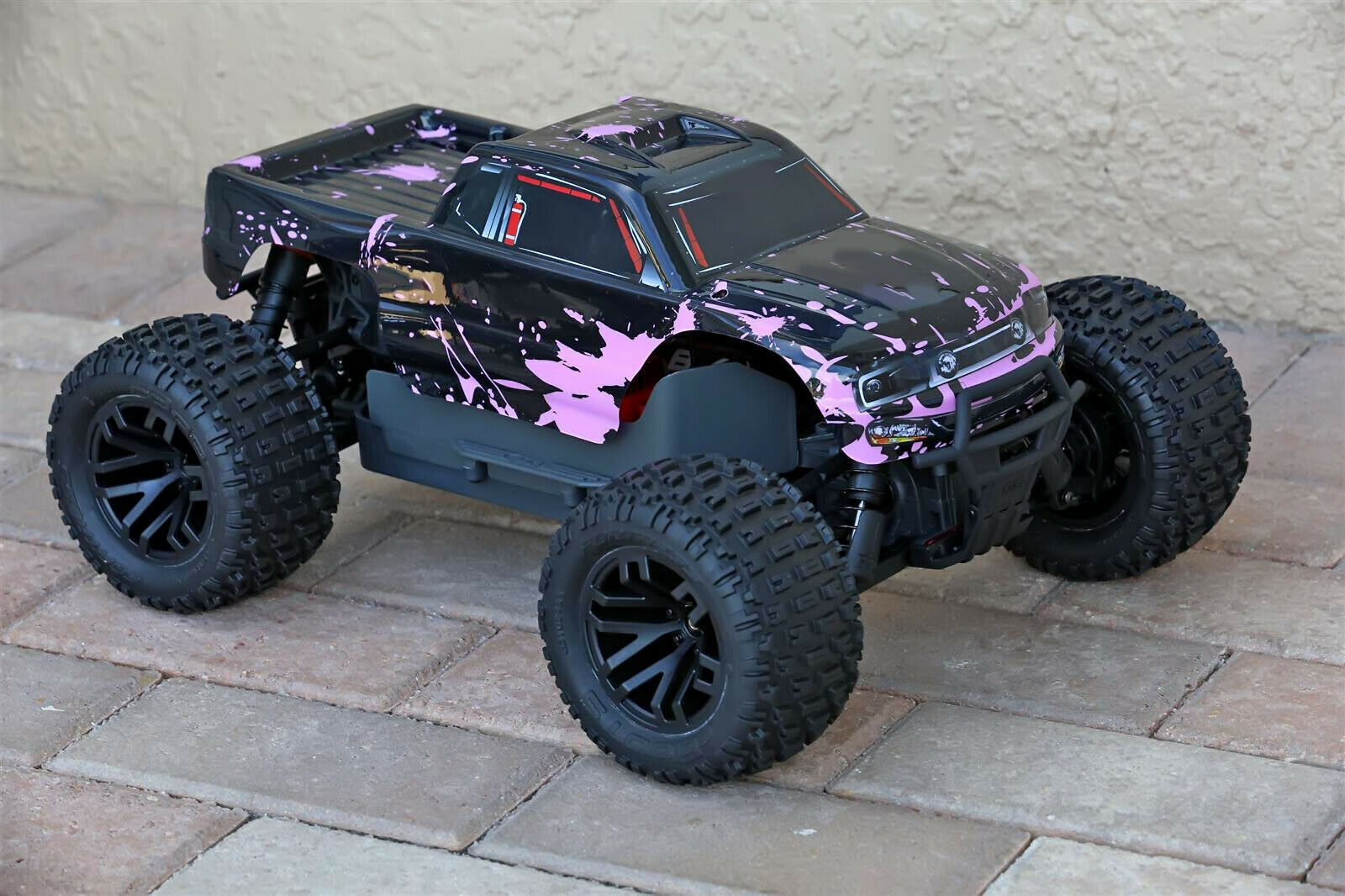 Custom Body Pink Muddy Splash for ARRMA GRANITE 4X4 2WD 3S BLX 1/10 Cover Shell