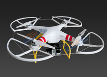 Load image into Gallery viewer, SNAP ON/OFF PROP GUARD WHITE QUICK RELEASE DJI PHANTOM 1 2 3 Pro Adv Vision +
