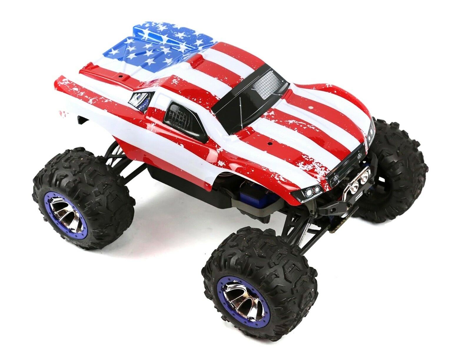 Custom Body USA Flag B for Traxxas Summit / Slash 1/10 Truck Car Cover Shell