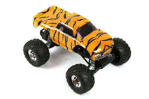 Custom Body Tiger Style for Traxxas 1/10 Bigfoot / Stampede Truck Shell 1:10