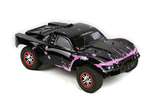 Custom Body Muddy Pink Black for ProSC10 1/10 Slash Truck Car Shell Cover 1:10