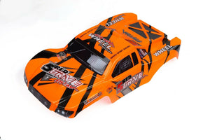 Custom Body Orange for Traxxas 1/10 Slash Truck Car Shell Cover 1:10