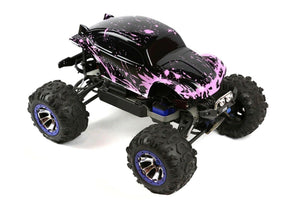 Custom Body Muddy Buggy Pink for Traxxas Summit 1/10 Volkswagen Baja Beetle